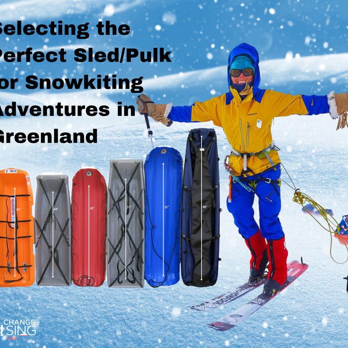 Selecting the Perfect Sled/Pulk for Snowkiting Adventures in Greenland