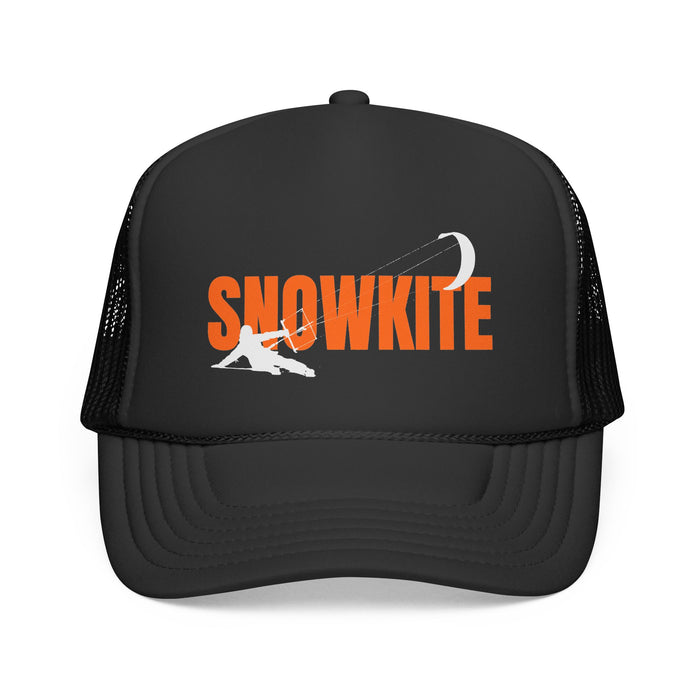 Snowkiter on Skis Trucker Cap