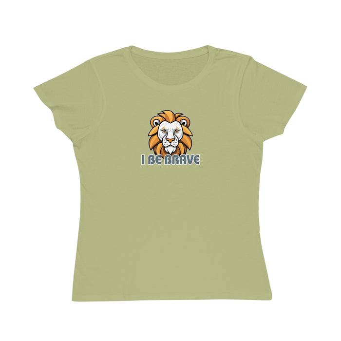 I BE BRAVE Lion Organic T-shirt