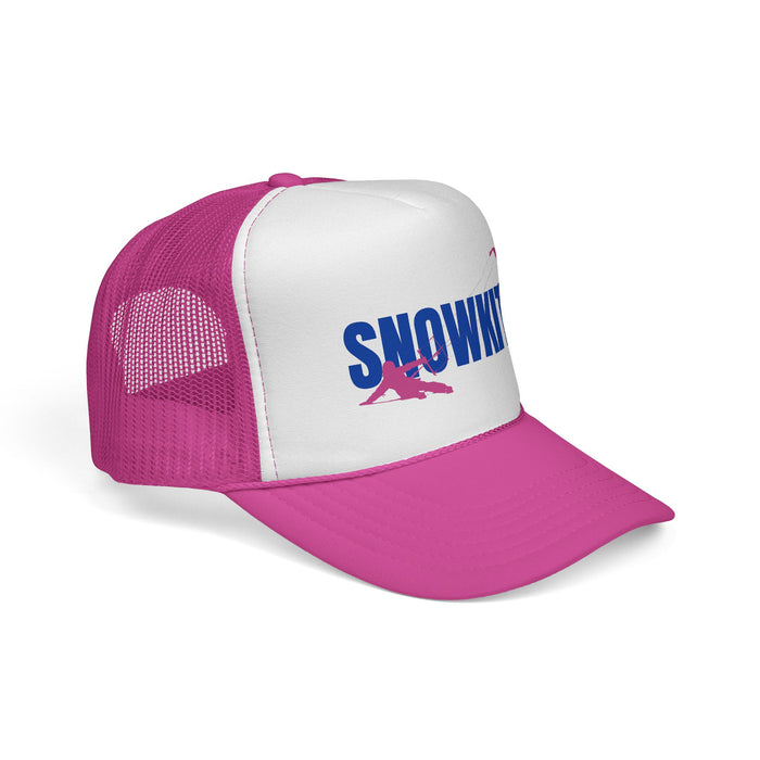 Snowkiter on Skis Trucker Cap