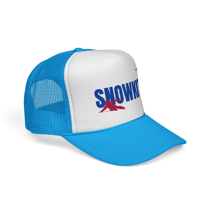 Snowkiter on Skis Trucker Cap