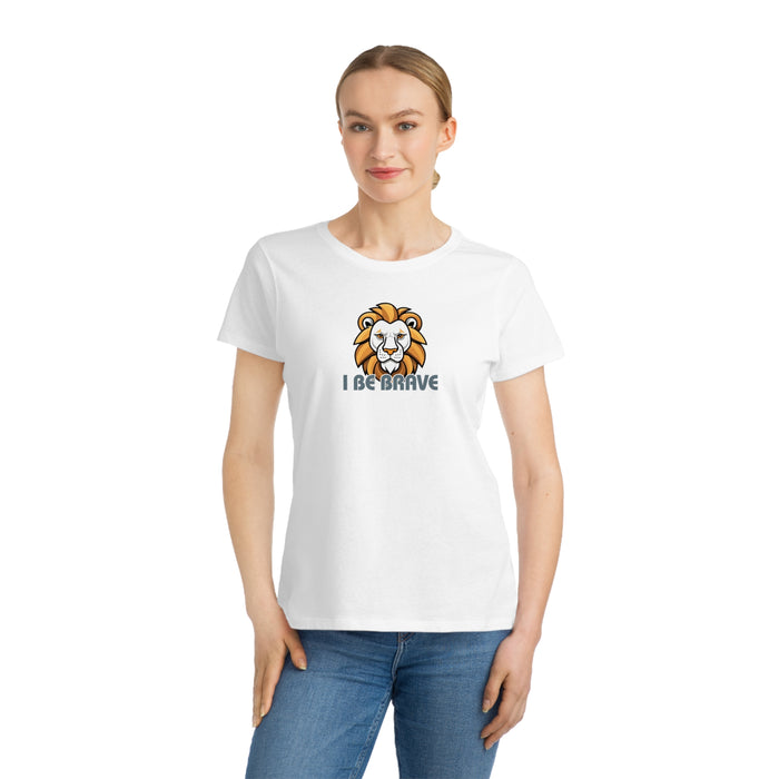 I BE BRAVE Lion Organic T-shirt