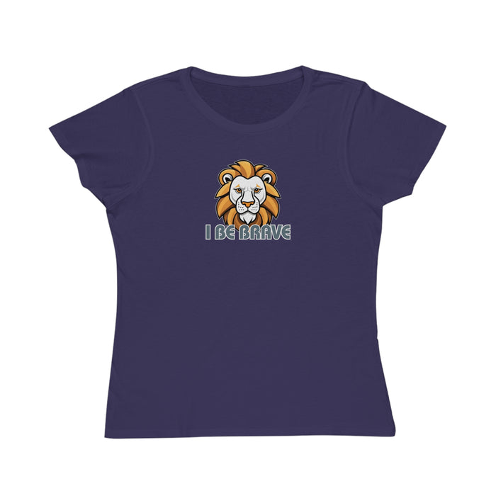 I BE BRAVE Lion Organic T-shirt