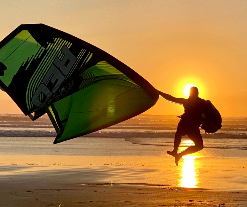 Oregon Kitesurfing Session
