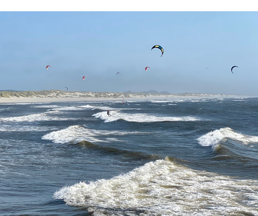 Oregon Kitesurfing Session