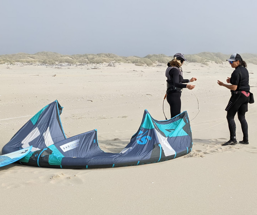 Oregon Kitesurfing Session