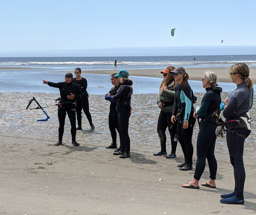 Oregon Kitesurfing Session