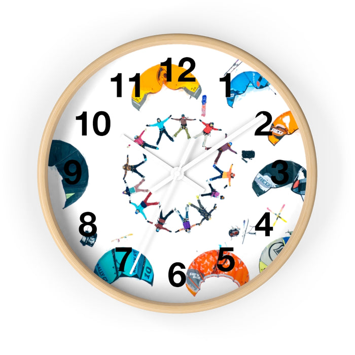 Women's Snowkite Wall clock