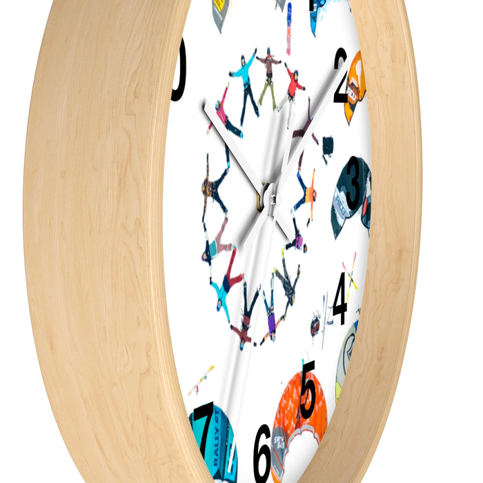 Women's Snowkite Wall clock